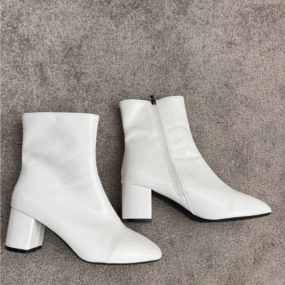 White booties